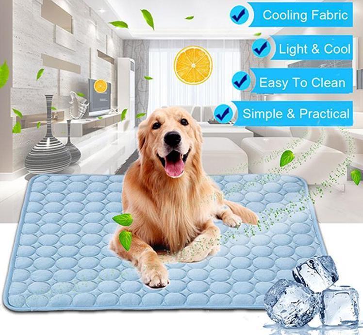 Cooling Pet Pad – Ice Silk Summer Bed for Dogs & Cats