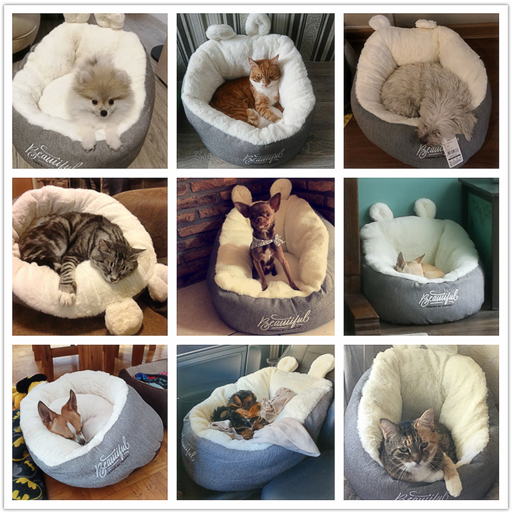 Warm & Cozy Pet Dog Bed – Soft Sleeping Bag Style Cushion for Puppies & Small Dogs