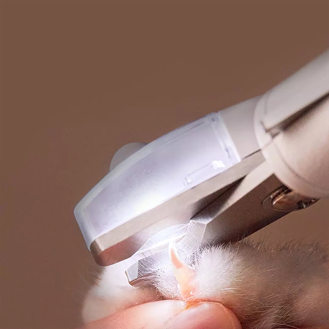 LED Pet Nail Clipper – Safe Nail Trimmer with Light for Dogs & Cats