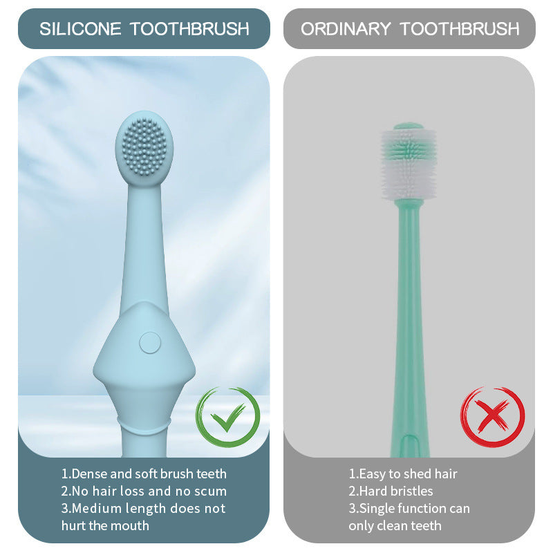Silicone Finger Toothbrush for Dogs & Cats – Gentle Pet Dental Cleaning Tool for Oral Hygiene, Puppy & Kitten Tooth Care