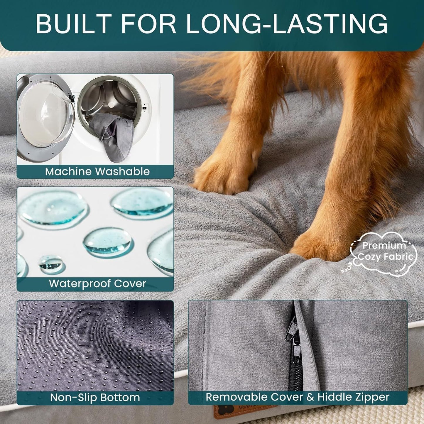 Orthopedic Dog Bed for Large Dogs – Comfort, Support & Durability All in One