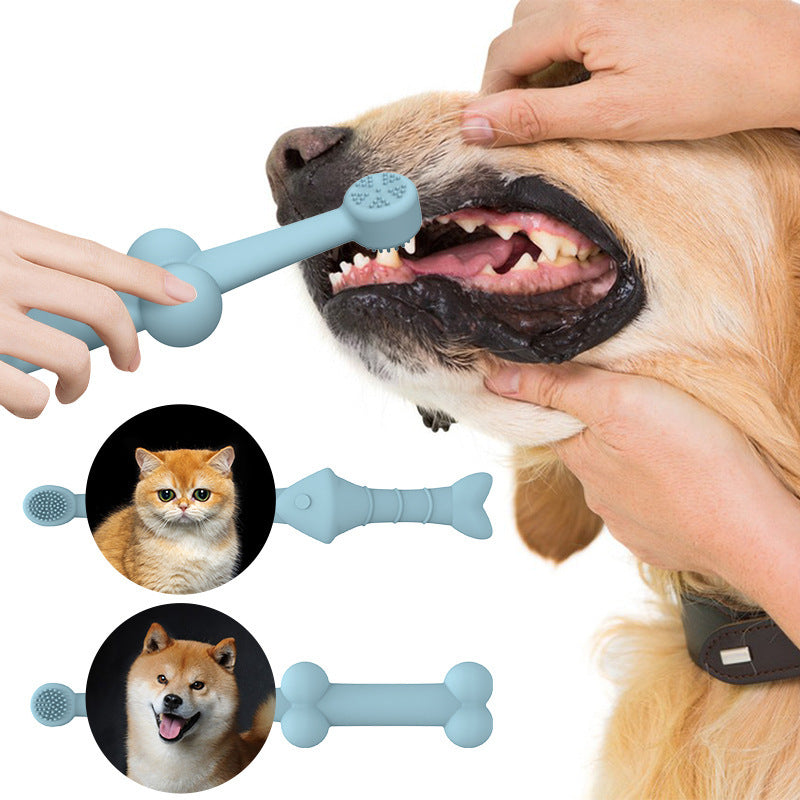 Silicone Finger Toothbrush for Dogs & Cats – Gentle Pet Dental Cleaning Tool for Oral Hygiene, Puppy & Kitten Tooth Care