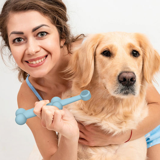Silicone Finger Toothbrush for Dogs & Cats – Gentle Pet Dental Cleaning Tool for Oral Hygiene, Puppy & Kitten Tooth Care