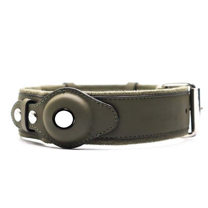 GPS Pet Tracker Leather Dog Collar – Real-Time Location Tracking & Anti-Loss Design