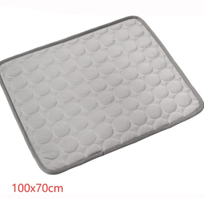 Cooling Pet Pad – Ice Silk Summer Bed for Dogs & Cats