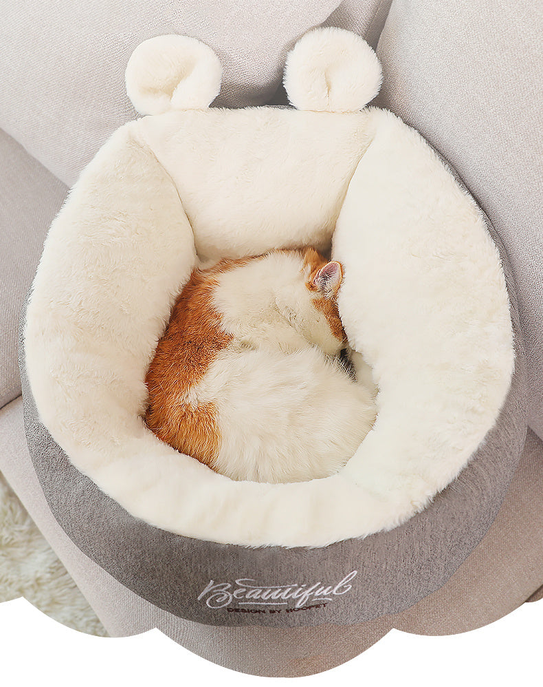 Warm & Cozy Pet Dog Bed – Soft Sleeping Bag Style Cushion for Puppies & Small Dogs
