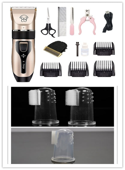 Professional Pet Hair Clipper – Low-Noise Dog & Cat Shaver for Grooming
