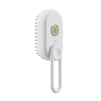 3-in-1 Electric Steam Pet Brush – Hair Removal, Grooming & Massage Comb for Cats & Dogs
