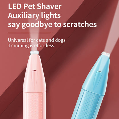 Rechargeable Dog & Cat Hair Clippers – Low Noise, Cordless Grooming Shaver for All Fur Types